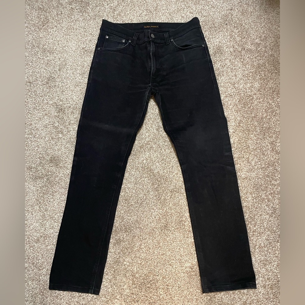 Nudie Jeans - Lean Dean - 31 x 30 L - Dry Cold Black